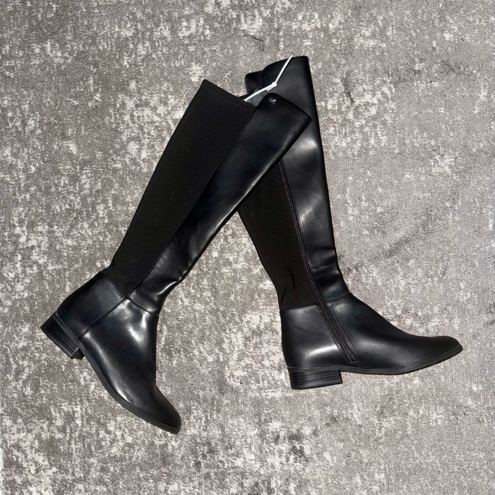 New Michael Kors Knee Boots Stretch back size 8.5 woman